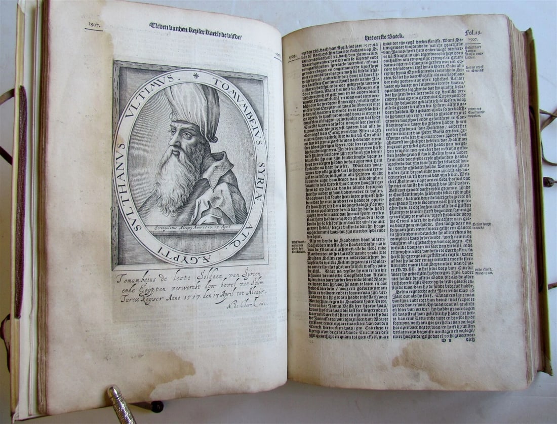 1610 CHARLES V BIOGRAPHY illustrated LATIN AMERICA Mexico Peru CONQUESTS ANTIQUE - 3