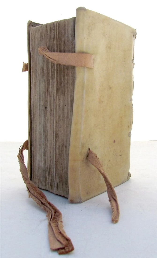 1601 THEOLOGY by Ludovici Granatensis ANTIQUE VELLUM BOUND - 3