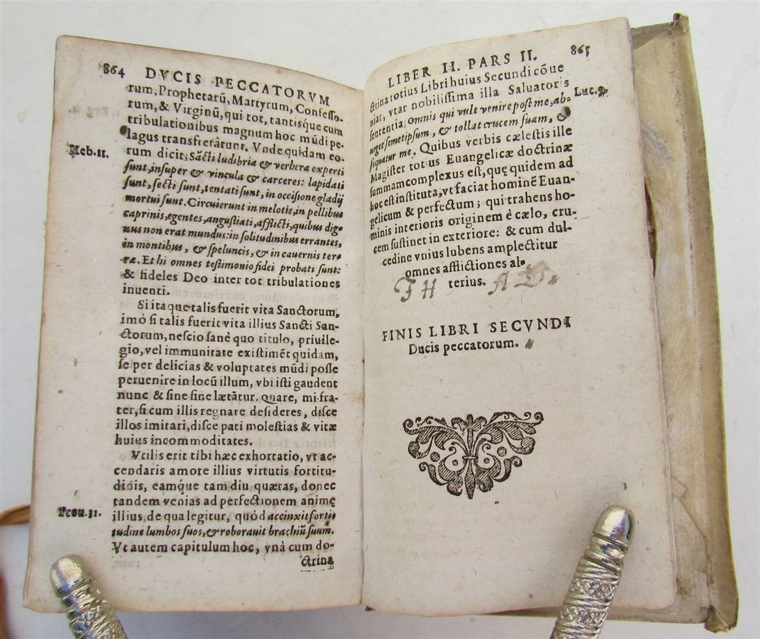 1601 THEOLOGY by Ludovici Granatensis ANTIQUE VELLUM BOUND - 6