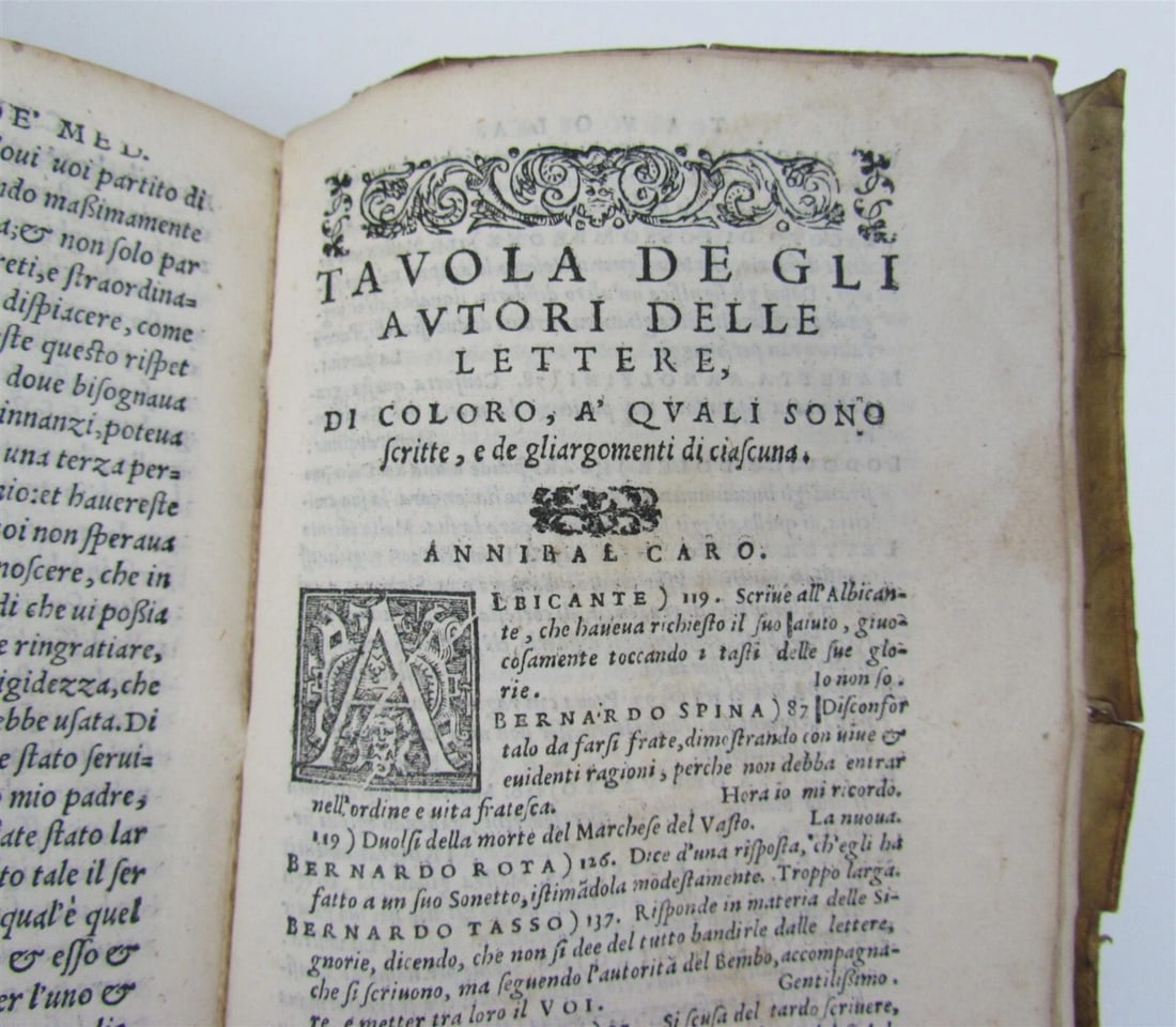 1559 MODELS FOR RENAISSANCE LETTER WRITERS antique VELLUM BOUND rare - 7