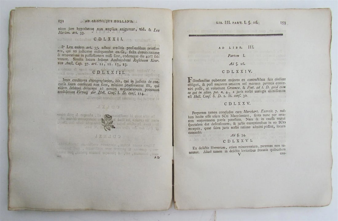 1800 ROMAN DUTCH LAW antique Theses selectae juris Hollandici et Zelandici - 6