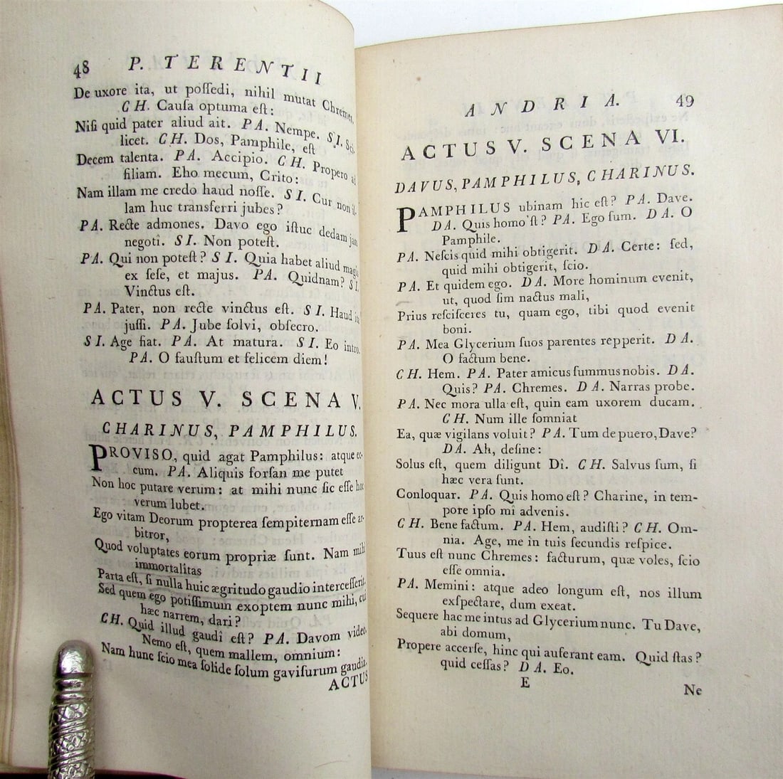 1772 TERENCE COMEDIES POETRY antique Publius Terentius Afer - 7