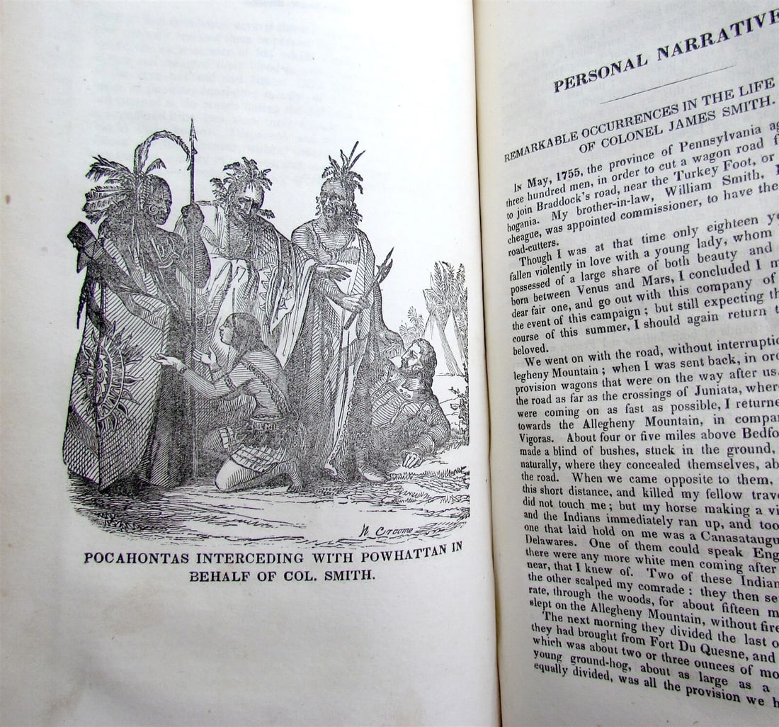 1848 MIRROR OF OLDEN TIME BORDER LIFE HISTORY of VIRGINIA antique AMERICANA - 7