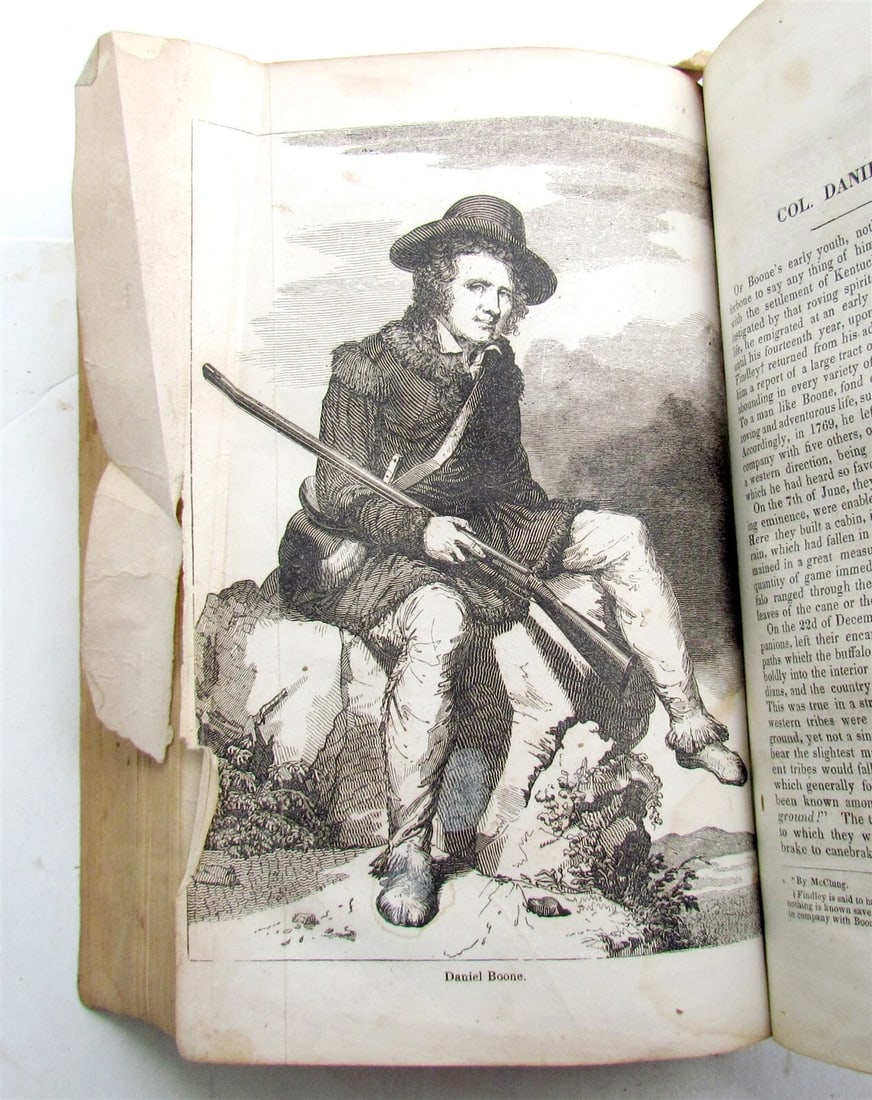 1848 MIRROR OF OLDEN TIME BORDER LIFE HISTORY of VIRGINIA antique AMERICANA - 9