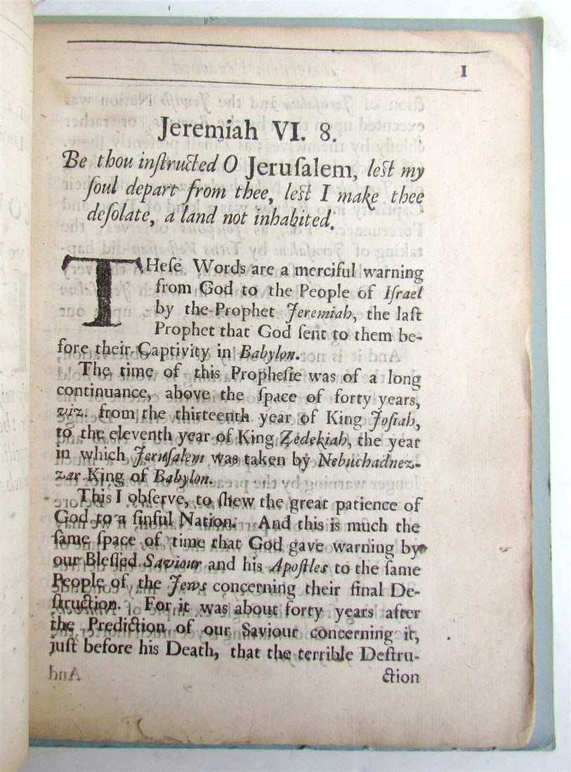1690 Dr. TILLOTSON's FAST SERMON before LORD MAYOR antique in ENGLISH - 4