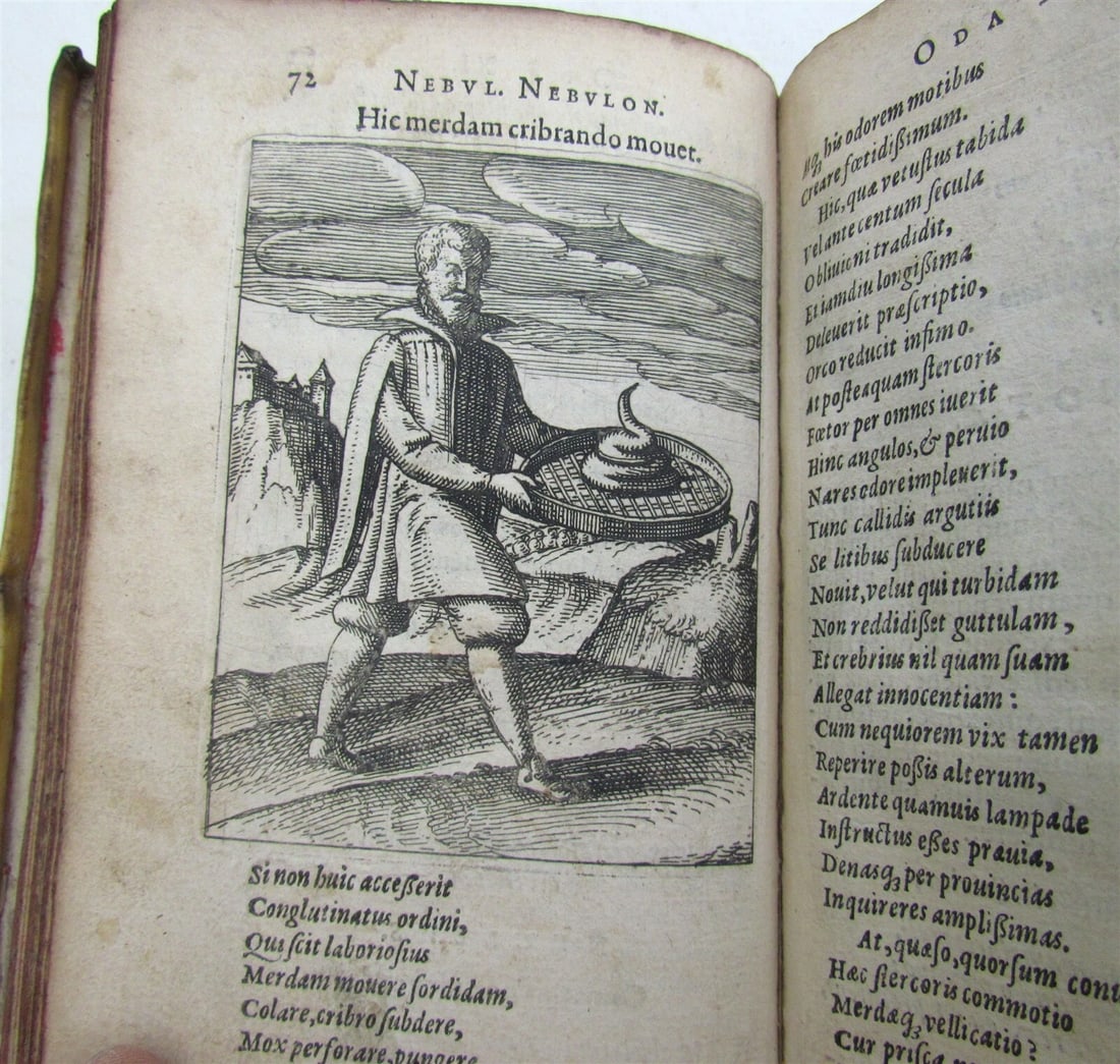 1620 NEBULO NEBULONUM by Johann FLITTNER ANTIQUE ILLUSTRATED vellum bound RARE - 11