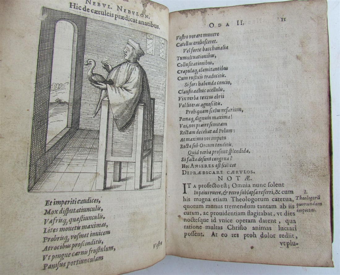 1620 NEBULO NEBULONUM by Johann FLITTNER ANTIQUE ILLUSTRATED vellum bound RARE - 4