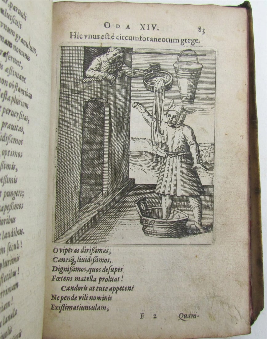 1620 NEBULO NEBULONUM by Johann FLITTNER ANTIQUE ILLUSTRATED vellum bound RARE - 9