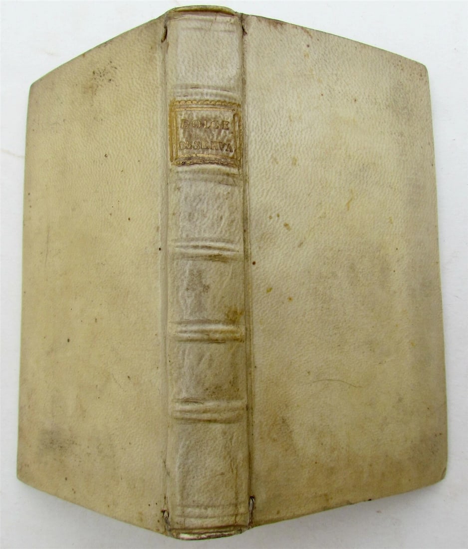 1562 LODOVICO DOLCE LIBRI DELLE OSSERVATIONI ANTIQUE 16th CENTURY vellum binding - 2