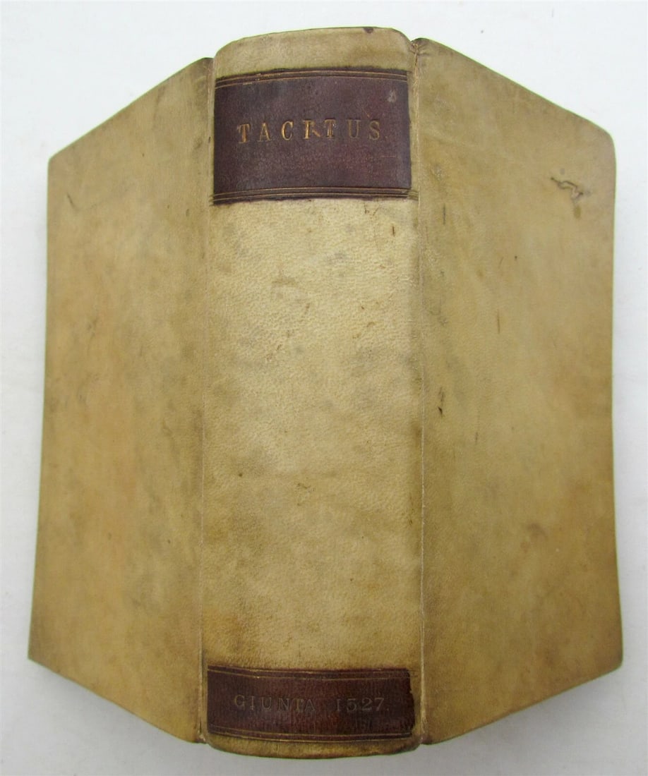 1527 TACITUS ab exccessu divi Augusti historiarum ANTIQUE 16th CENTURY vellum - 2