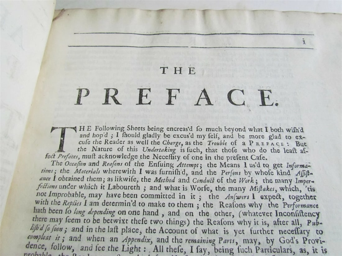 1714 Attempt recovering account of numbers & sufferings of clergy antique FOLIO - 4