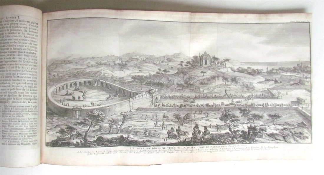 1731 Pausanias ou Voyage de La Grece antique in French ILLUSTRATED - 7