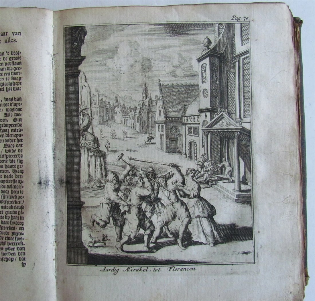1700 ROMAN CHURCH HISTORY FRANCE ITALY GERMANY SWITZERLAND ILLUSTRATED antique - 4