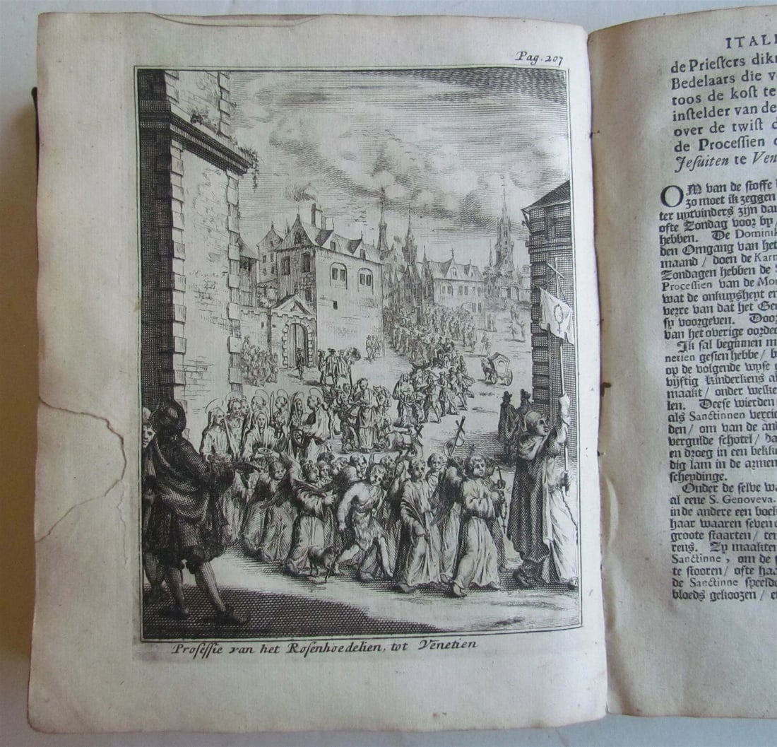 1700 ROMAN CHURCH HISTORY FRANCE ITALY GERMANY SWITZERLAND ILLUSTRATED antique - 6