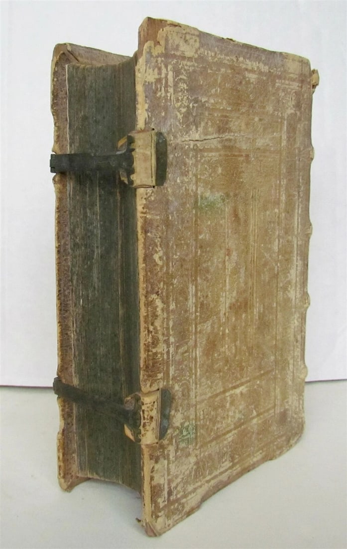 1587 Louis of Granada ANTIQUE PIGSKIN BINDING w/ CLASPS 16th century - 4