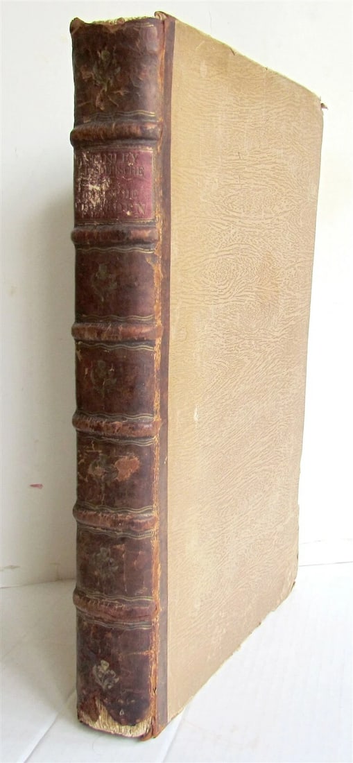 1702 DESCRIPTION of GREEK & EASTERN PHILOSOPHERS FOLIO antique 45 ENGRAVINGS - 2