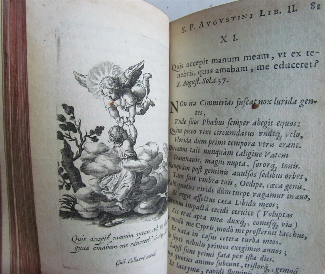 1629 ILLUSTRATED Flammulae Amoris S.P. Augustini versibus et iconibus antique - 11