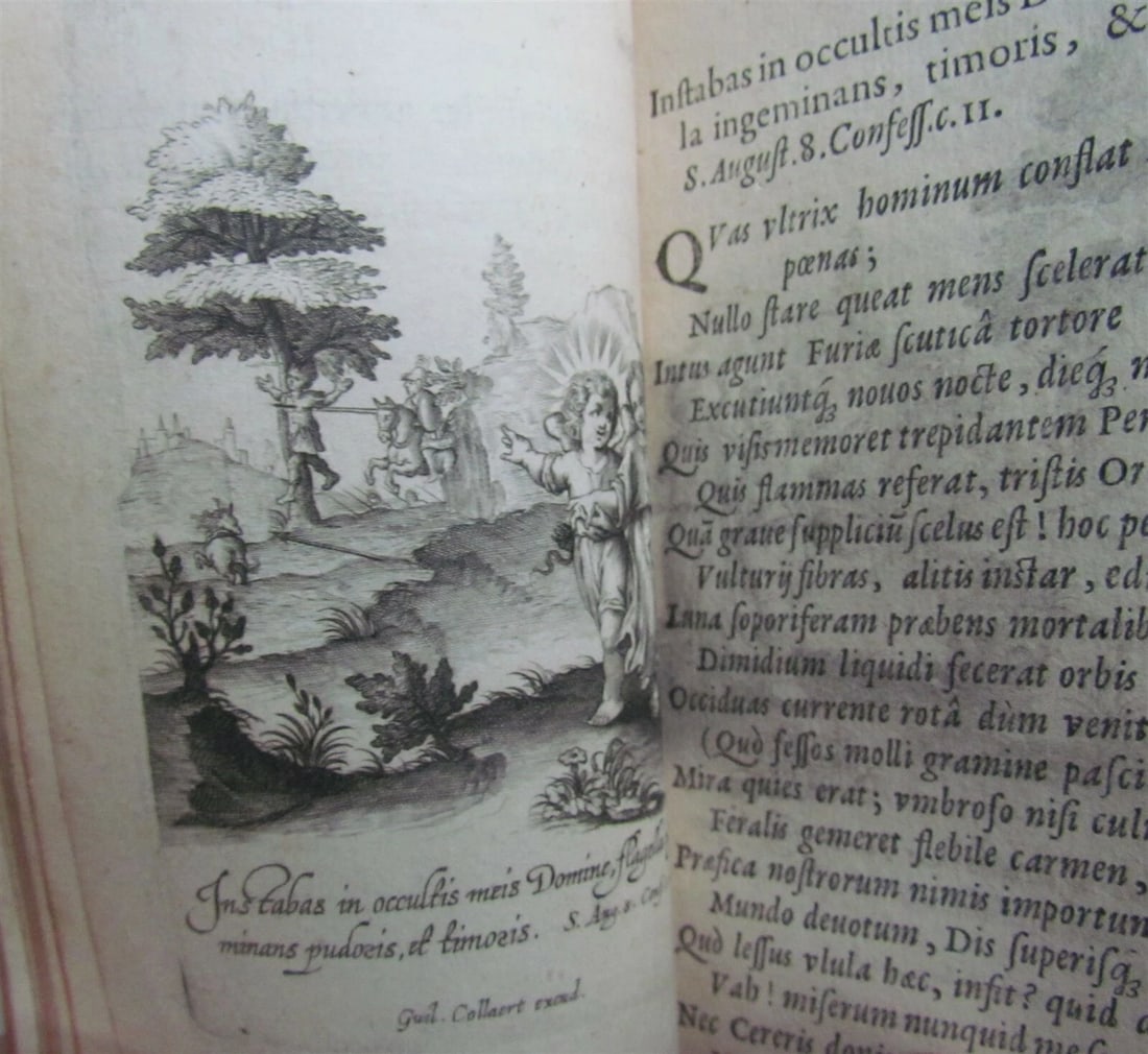 1629 ILLUSTRATED Flammulae Amoris S.P. Augustini versibus et iconibus antique - 7