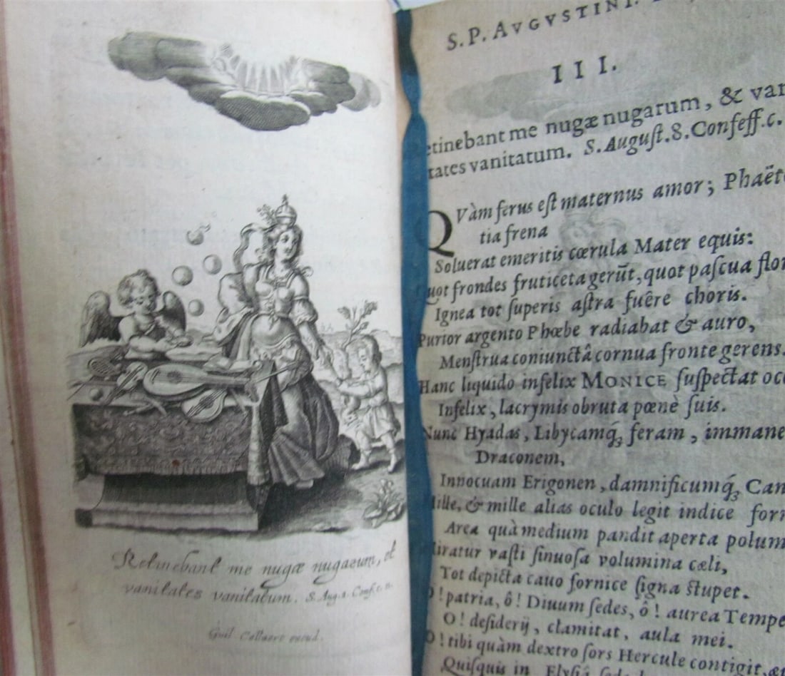 1629 ILLUSTRATED Flammulae Amoris S.P. Augustini versibus et iconibus antique - 8