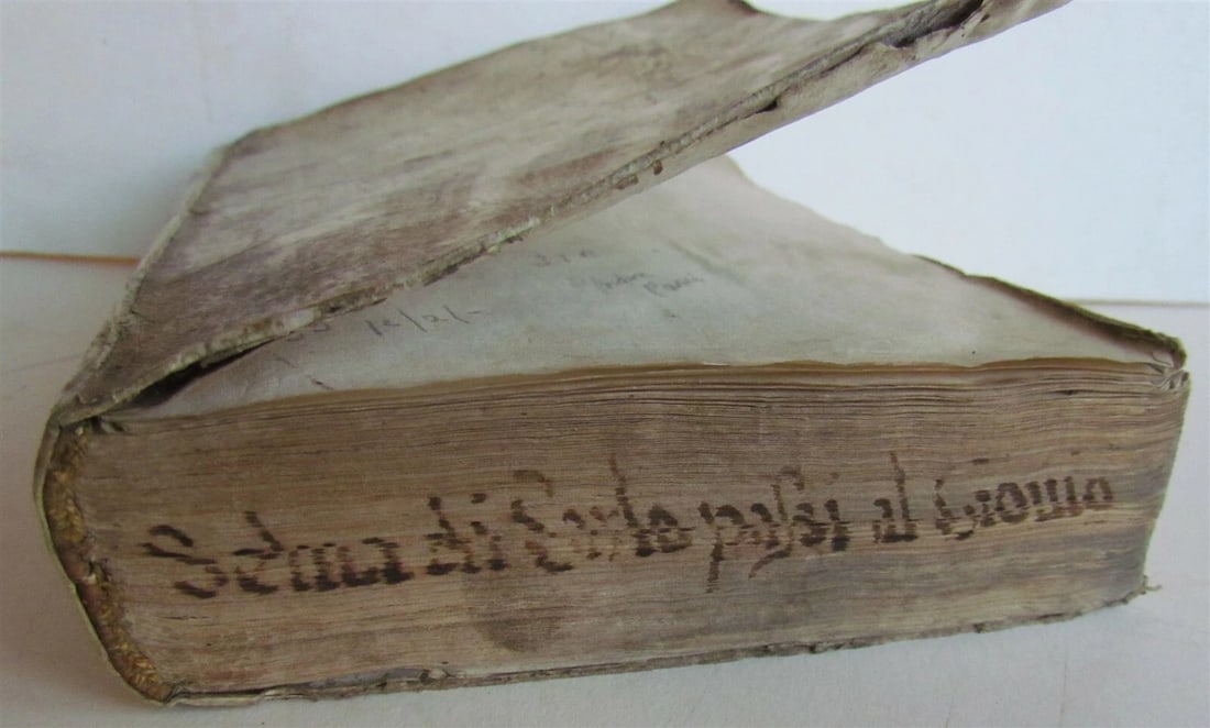 1608 MEDIEVAL HISTORY by Paolo Giovio antique 17h cent LA SELVA DI VARIA ISTORIA - 3