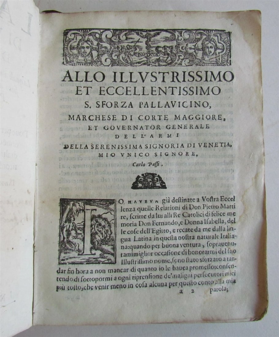 1608 MEDIEVAL HISTORY by Paolo Giovio antique 17h cent LA SELVA DI VARIA ISTORIA - 4