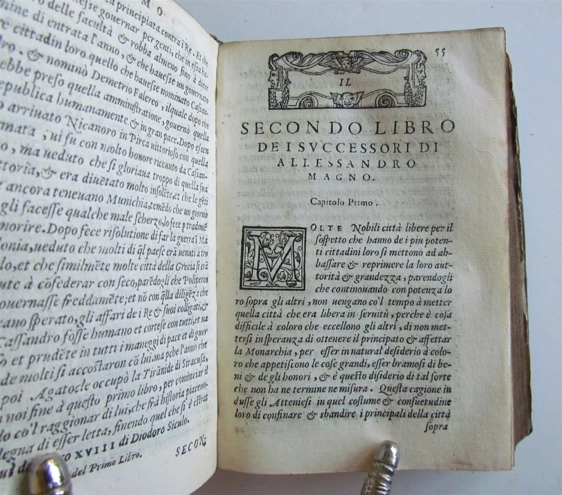 1570 ALEXANDER THE GREAT antique Historia de'Successori di Alessandro Magno - 8