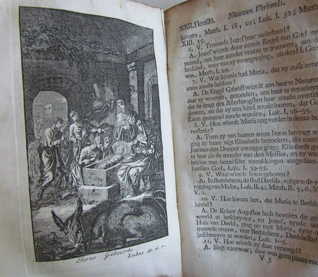 1746 ILLUSTRATED JEWISH SCRIPTUAL HISTORY antique 27 engravings - 12