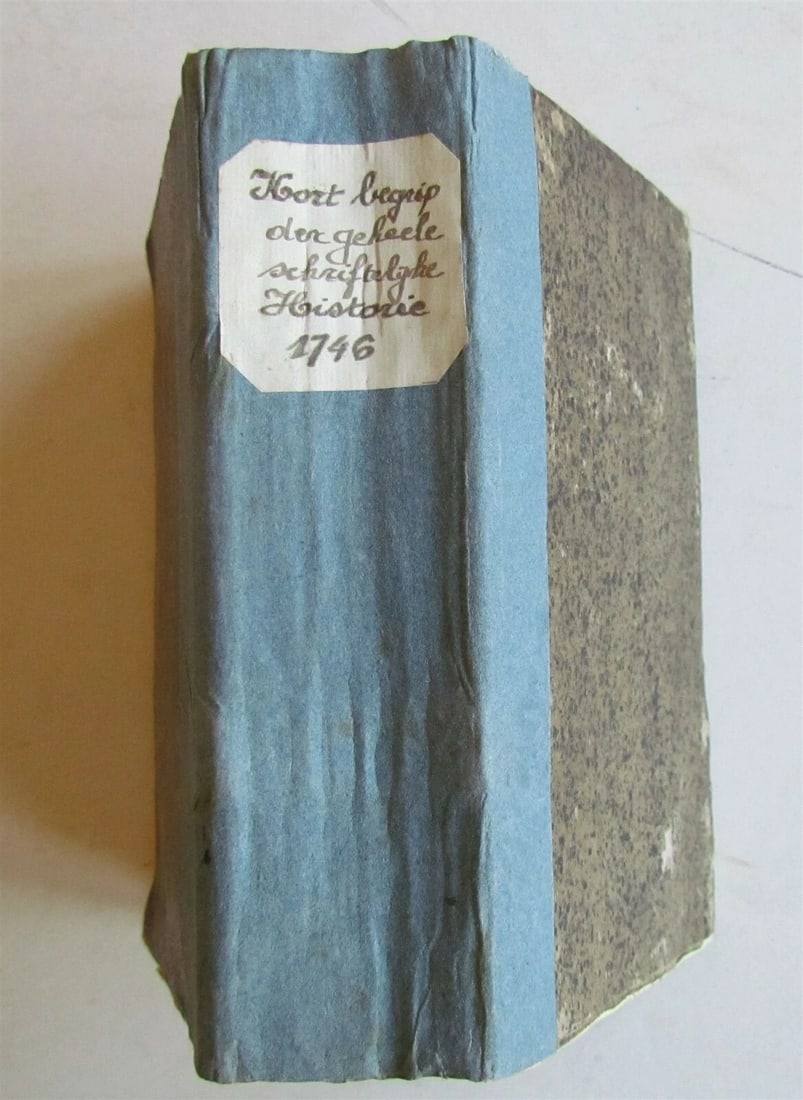 1746 ILLUSTRATED JEWISH SCRIPTUAL HISTORY antique 27 engravings - 4