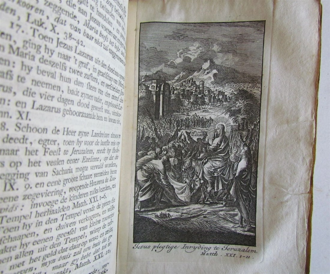 1746 ILLUSTRATED JEWISH SCRIPTUAL HISTORY antique 27 engravings - 9