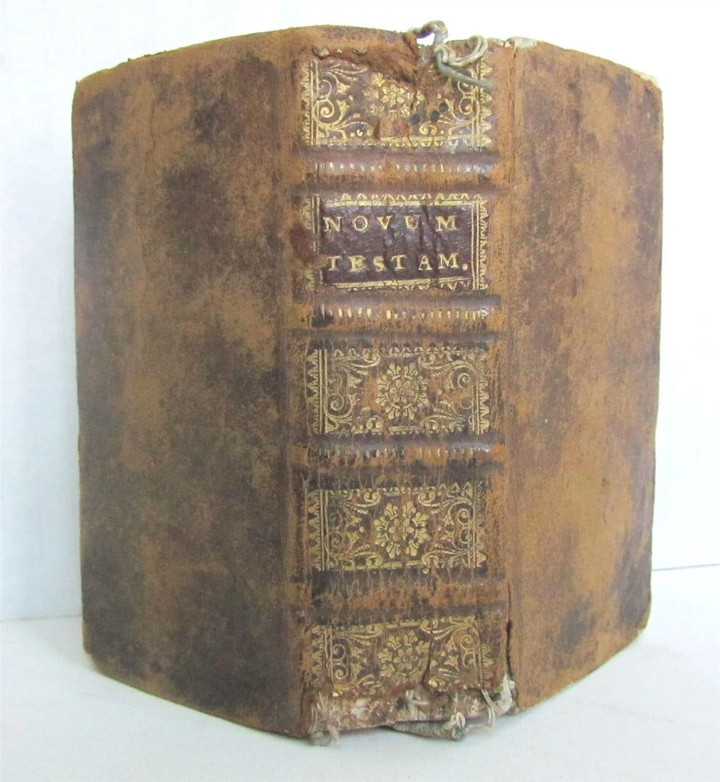 1688 GREEK BIBLE NEW TESTAMENT antique NOVUM TESTAMENTUM - 2