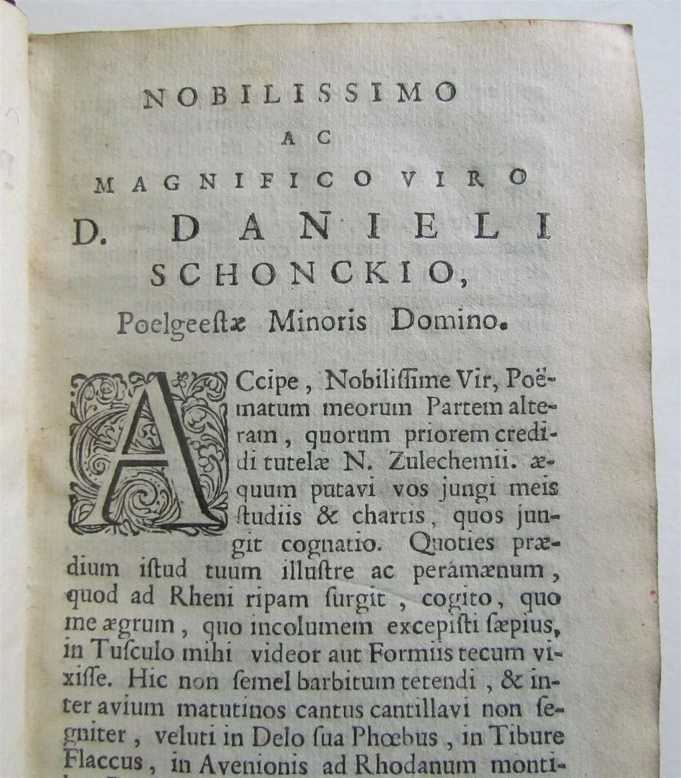 1655 POETRY by Caspar Barlaeus ANTIQUE 17th CENTURY POEMATA - 3