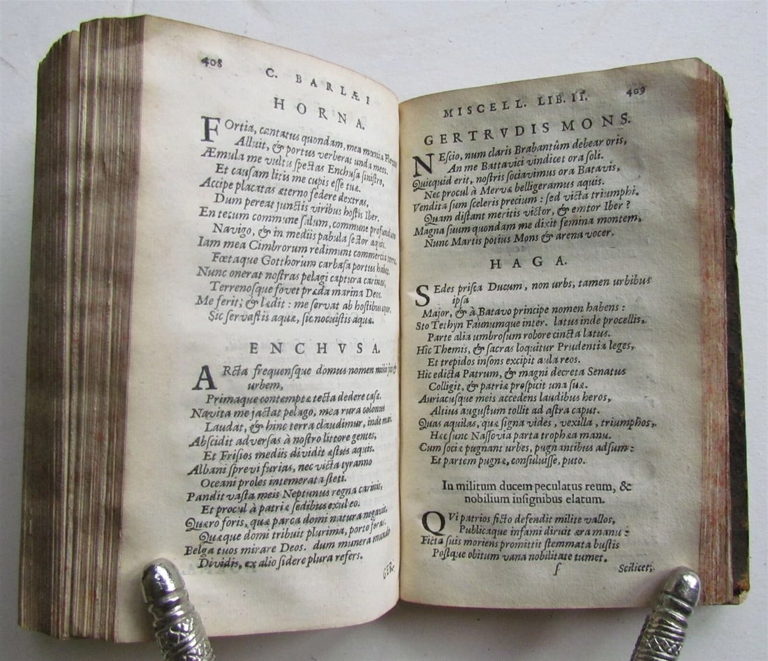 1655 POETRY by Caspar Barlaeus ANTIQUE 17th CENTURY POEMATA - 5