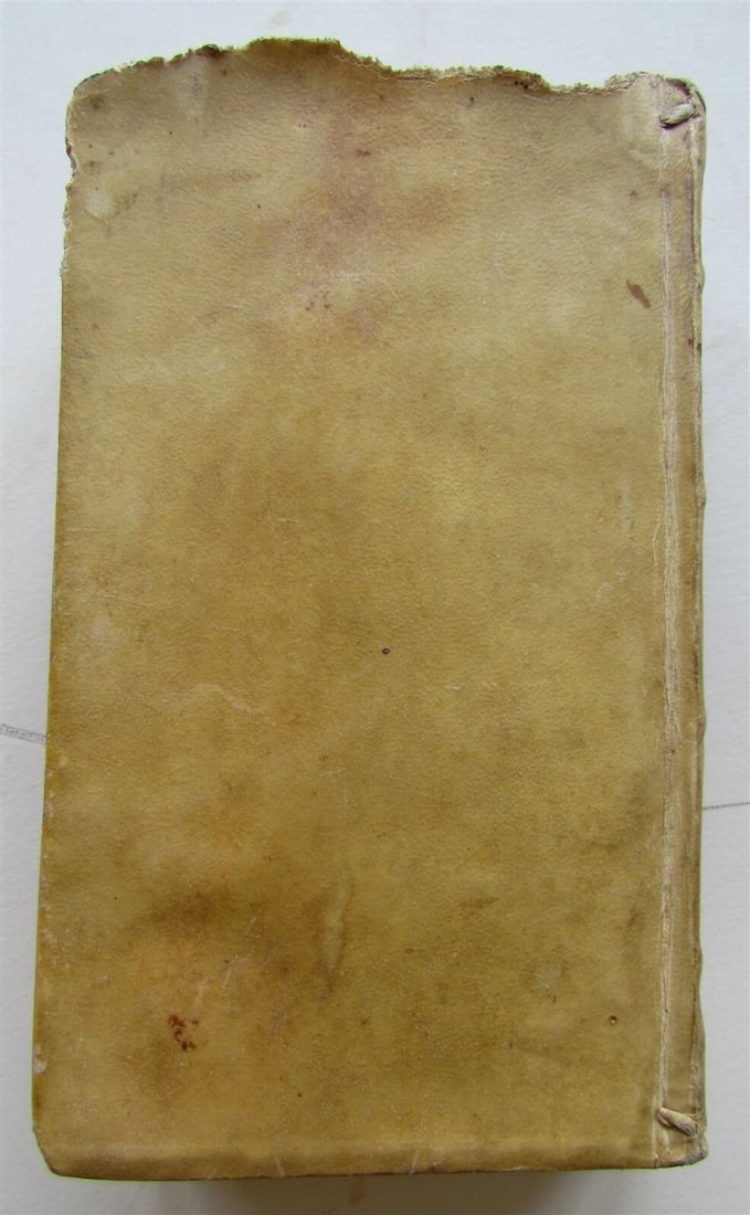 1696 POETRY by Hosschius & Wallius ANTIQUE VELLUM BOUND 17th CENTURY - 11