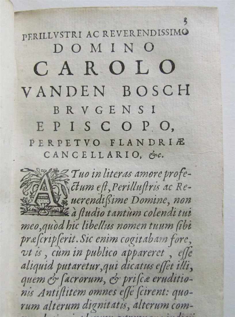 1657 PLANTIN PRESS POETRY by Jacobus Wallius ANTIQUE VELLUM BOUND 17th CENTURY - 5