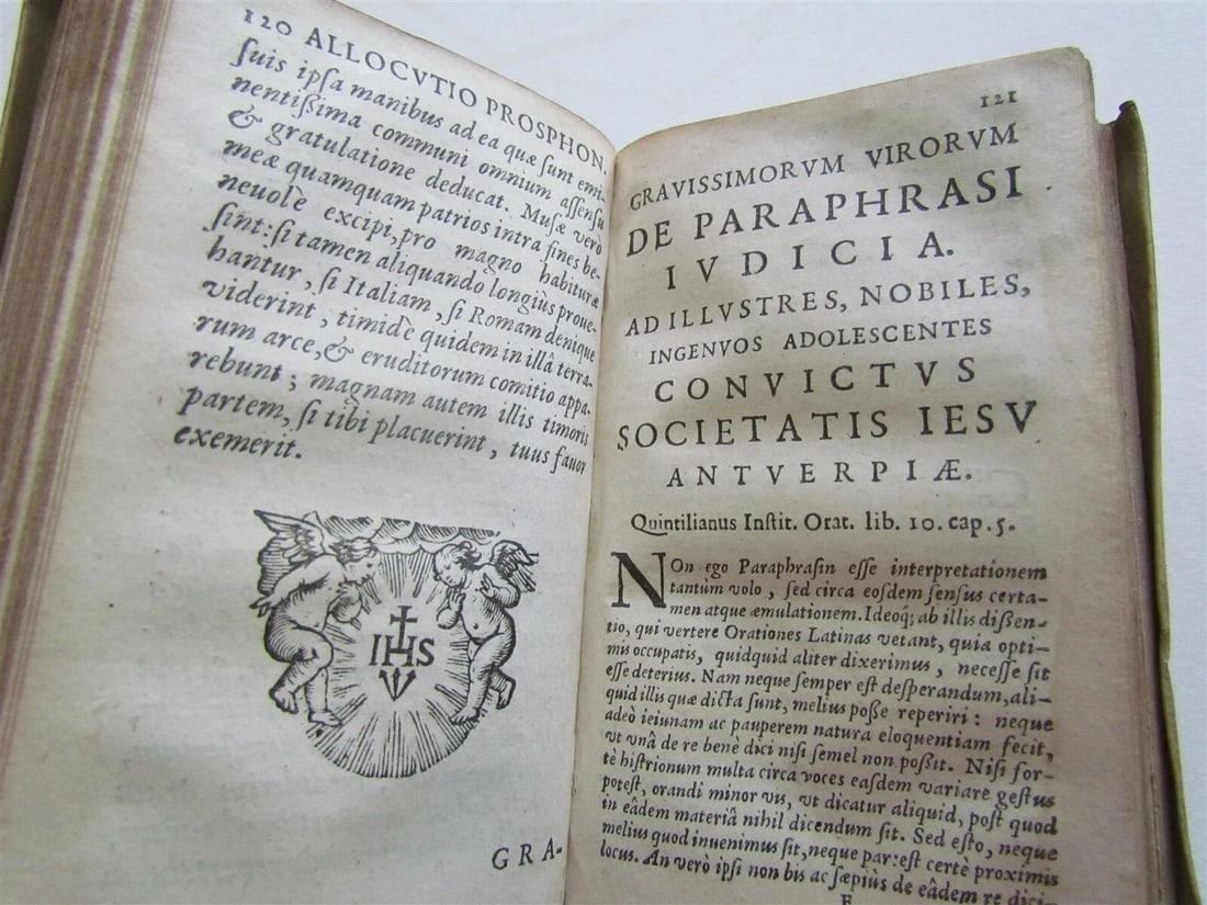 1657 PLANTIN PRESS POETRY by Jacobus Wallius ANTIQUE VELLUM BOUND 17th CENTURY - 6