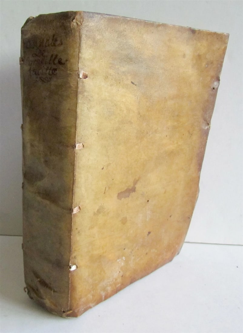 1581 TACITUS THE ANNALS VELLUM BOUND antique TACITE ANNALES in LATIN 16th cent. - 4