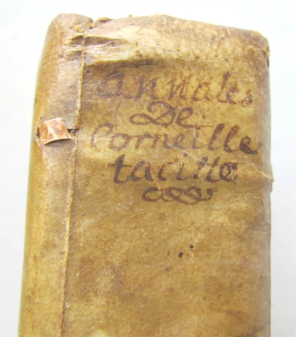 1581 TACITUS THE ANNALS VELLUM BOUND antique TACITE ANNALES in LATIN 16th cent. - 6