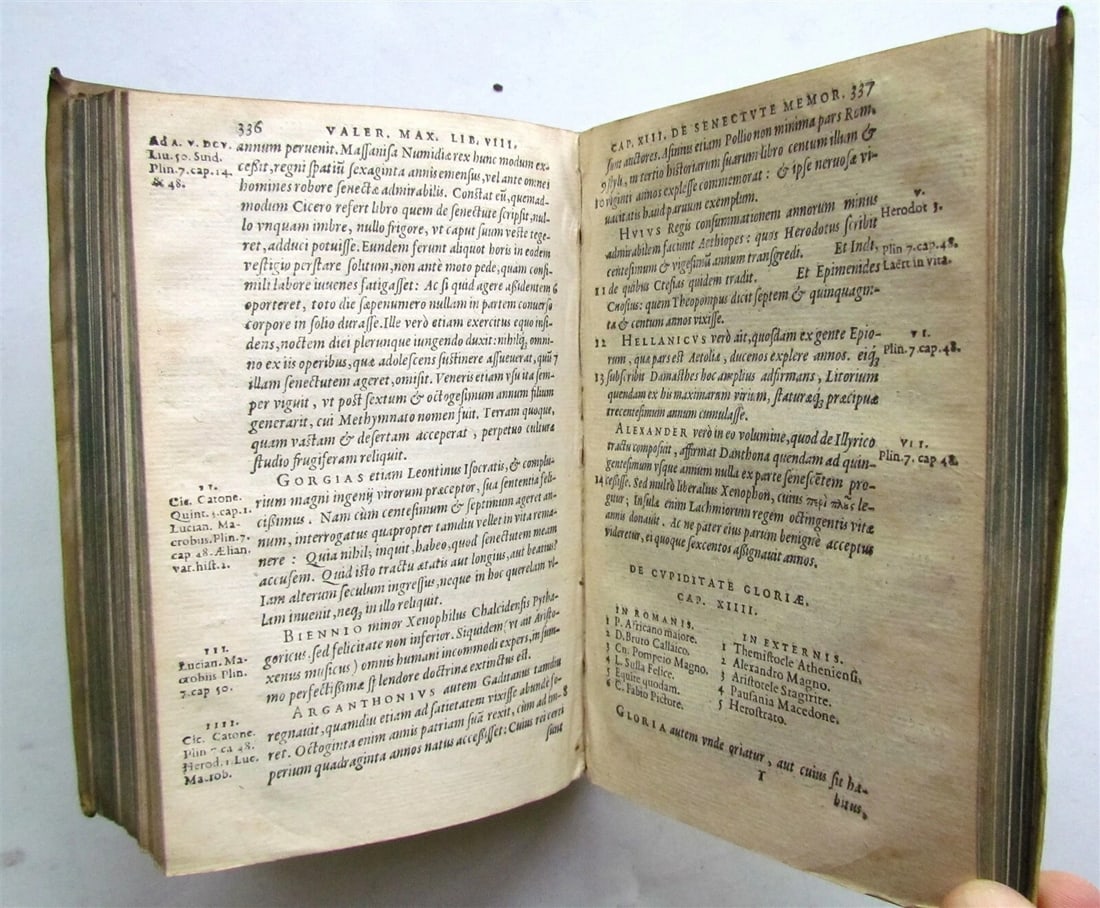 1575 PLANTIN PUBLISHING VALERIUS MAXIMUS VELLUM antique 16th Century - 6