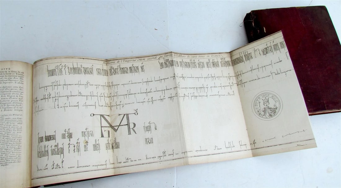 1750 6 volumes FRENCH DIPLOMATIC TREATISE antique ILLUSTRATED RARE - 10