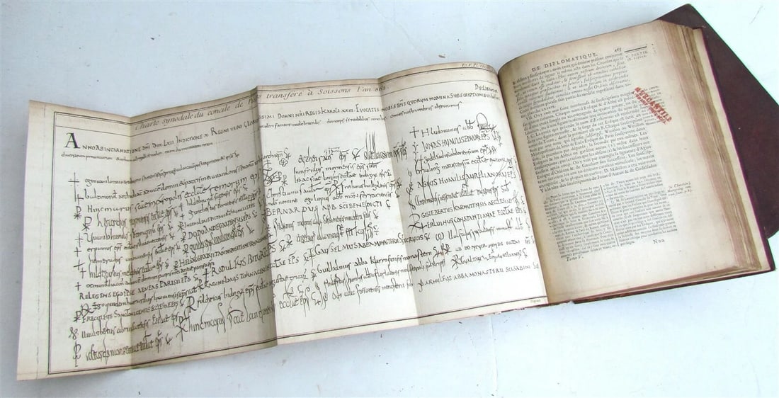 1750 6 volumes FRENCH DIPLOMATIC TREATISE antique ILLUSTRATED RARE - 7