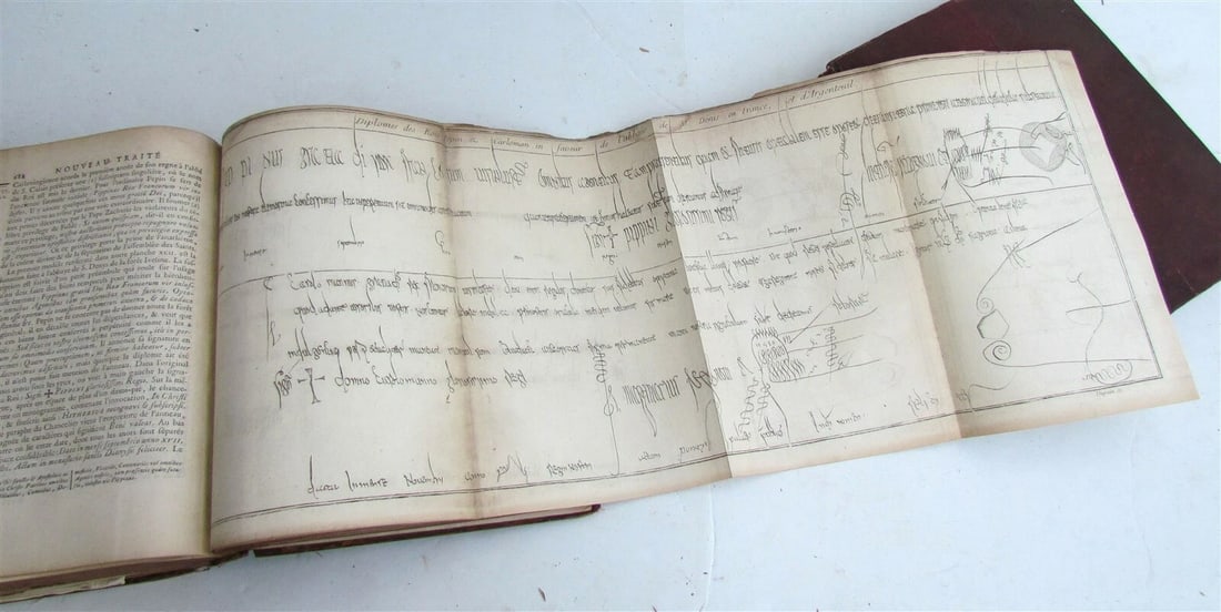 1750 6 volumes FRENCH DIPLOMATIC TREATISE antique ILLUSTRATED RARE - 8