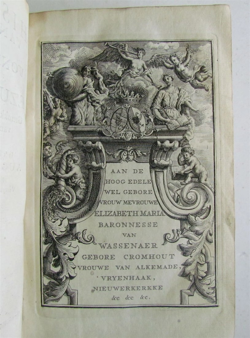 1741 ILLUSTRATED JESUS WONDERS HISTORY by A. CALMET ANTIQUE in DUTCH w/ MAP - 2