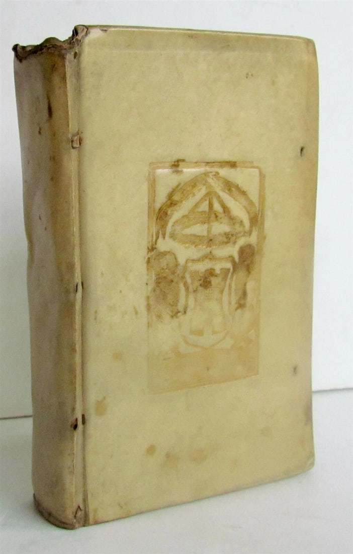 1682 LATIN POETRY COLLECTION by Petrus Francius PRIZED VELLUM BINDING ANTIQUE - 2