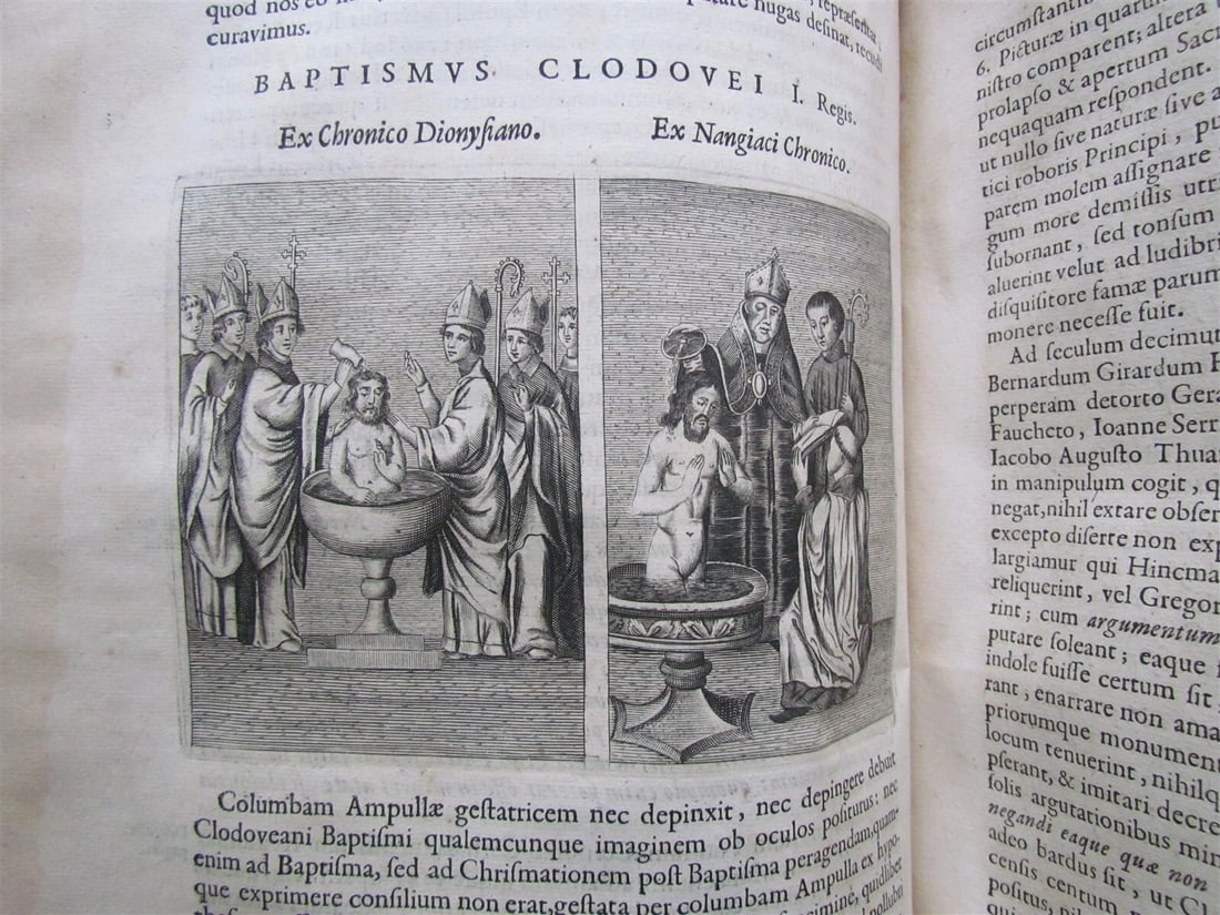 1654 HISTORY FRANCE D. BLONDEL Genealogiae Francicae VELLUM antique FOLIO MAPS - 4