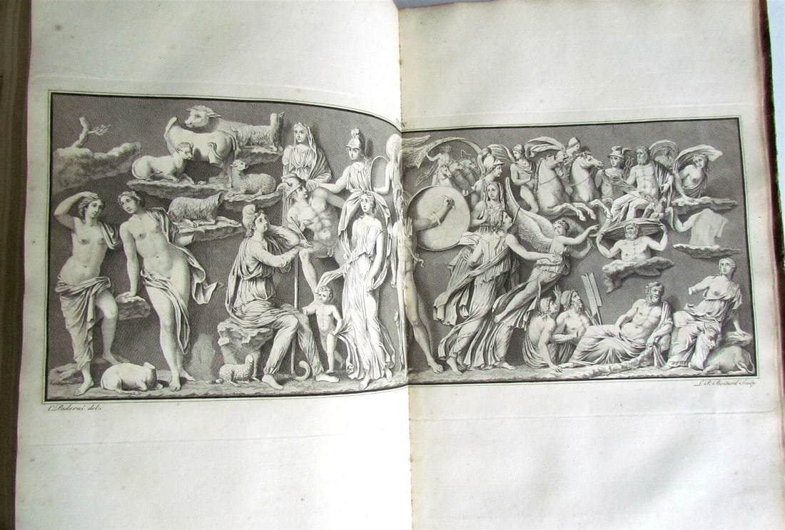 1747 POLUMETIS ILLUSTRATED ROMAN POETRY ANCIENT ARTISTS antique FOLIO in ENGLISH - 11