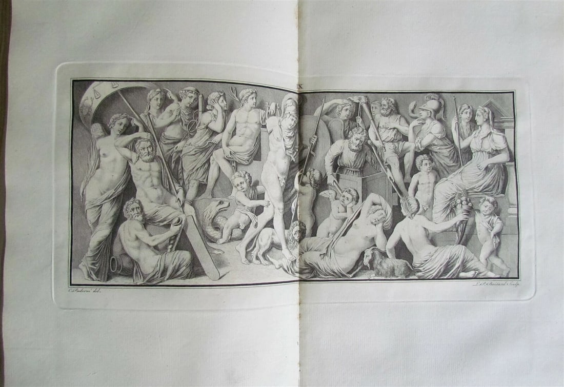 1747 POLUMETIS ILLUSTRATED ROMAN POETRY ANCIENT ARTISTS antique FOLIO in ENGLISH - 5