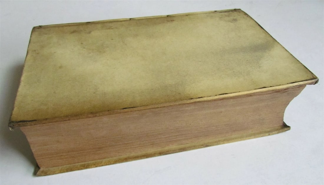 1759 ANCIENT POETRY by CLAUDIAN VELLUM BOUND antique - 10