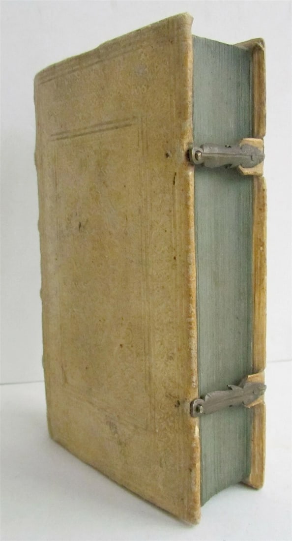 1686 Theologiae Moralis by SPORER antique BLINDSTAMPED PIGSKIN 17 CENTURY Vol IV - 3