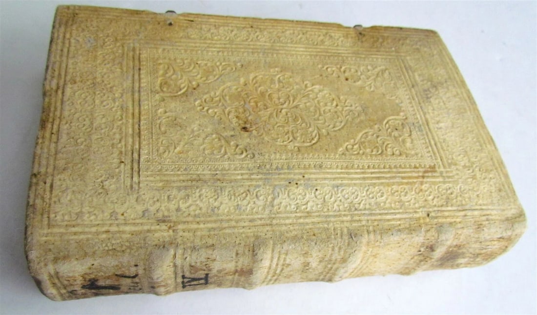 1686 Theologiae Moralis by SPORER antique BLINDSTAMPED PIGSKIN 17 CENTURY Vol IV - 5