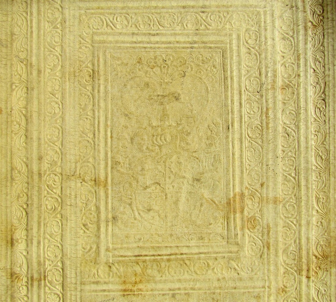 1668 PIGSKIN BOUND antique FOLIO BIBLE COMMENTARY by MATTHEW POLO Vol. 2 - 11